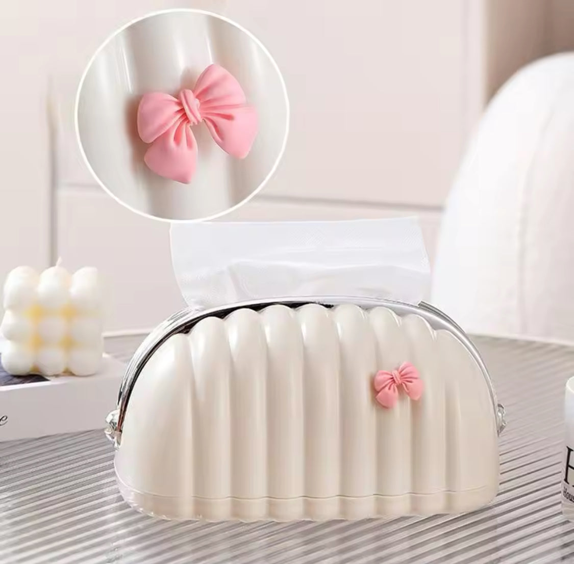 Creative Shell Tissue Box, Luxury Bread Style Tissue Box, Tea Table Decoration Napkin Paper Box Creative Shell Tissue Box, Luxury Bread Style Tissue Box, Tea Table Decoration Napkin Paper Box